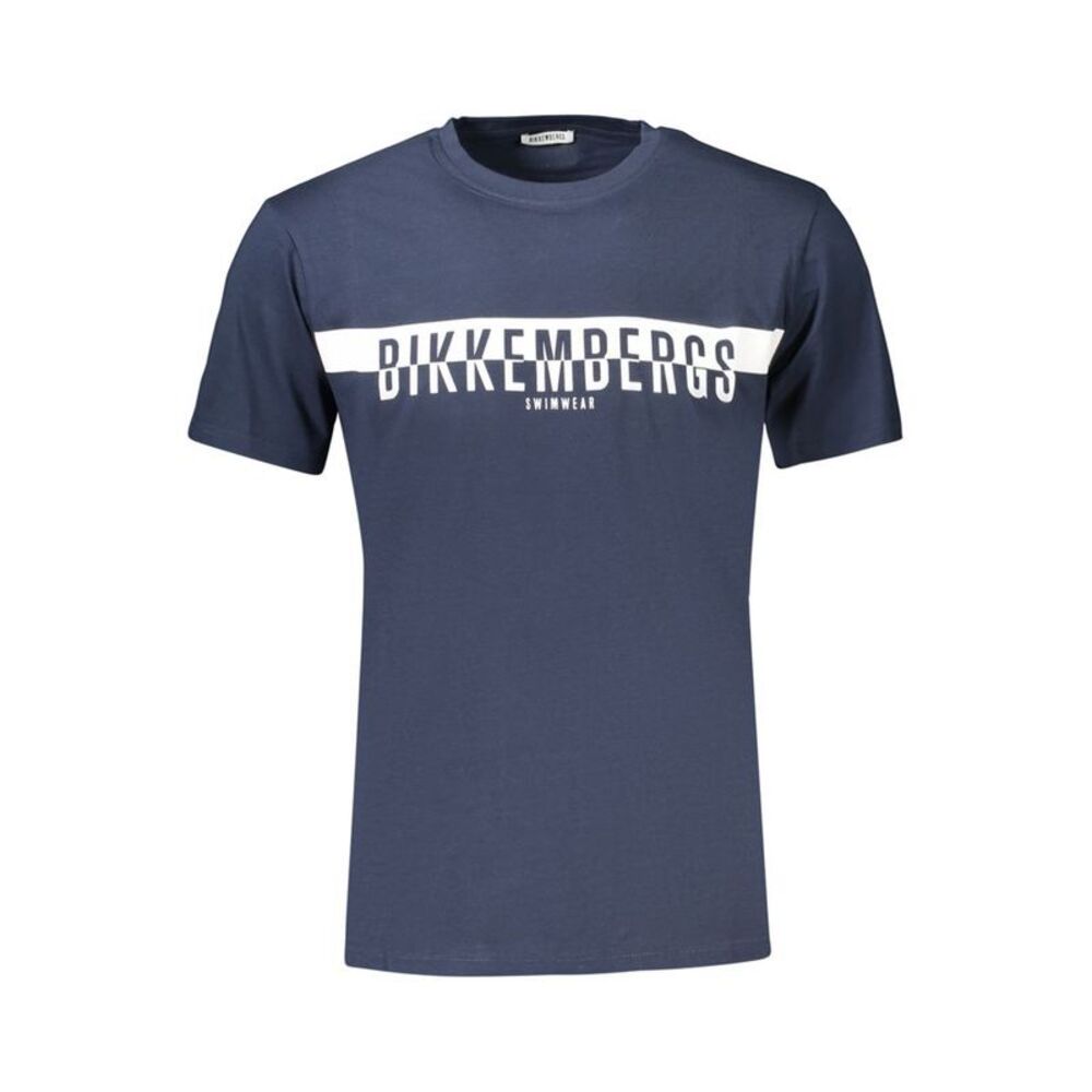 Bikkembergs Blue Cotton Men's Men's T-Shirt